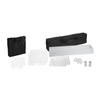 Eurolite 2x Stage Stand 100cm incl. cover and bag, white