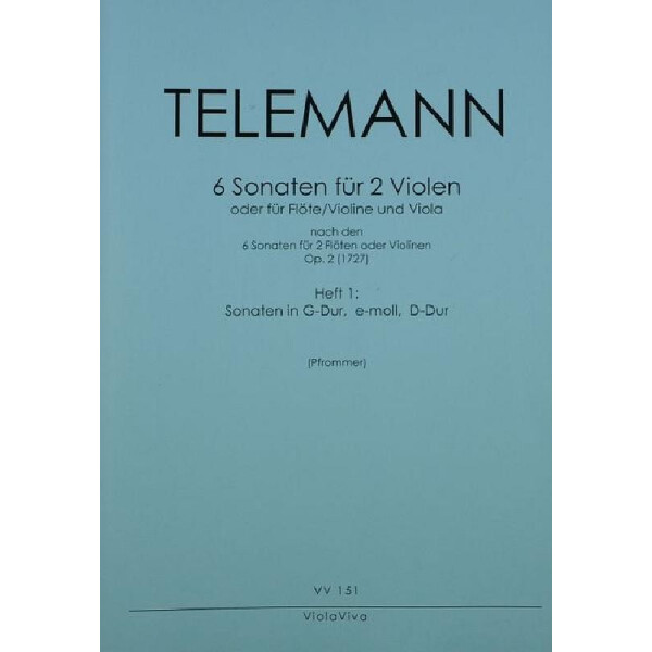 6 Sonaten op.2 Band 1 (Nr.1-3)