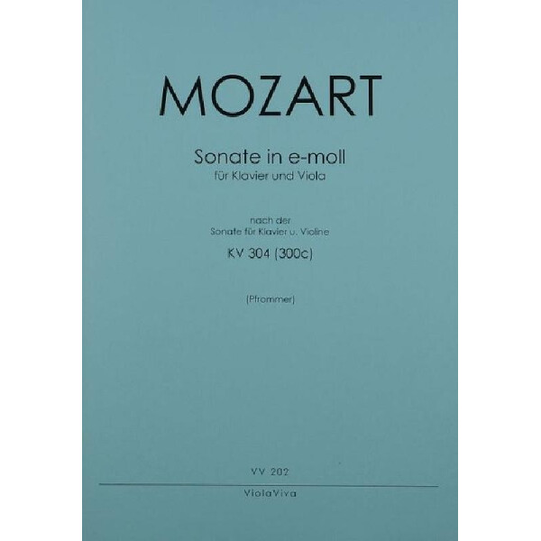Sonate e-Moll KV304 für Violine und Klavier
