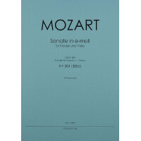 Sonate e-Moll KV304 für Violine und Klavier