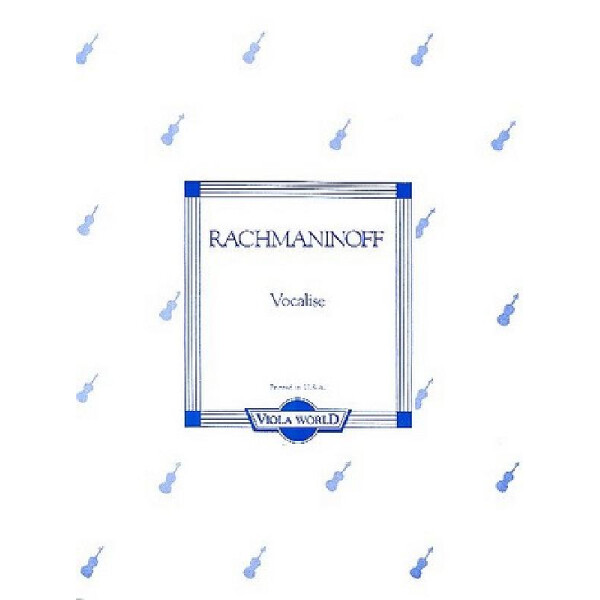 Vocalise for viola and piano