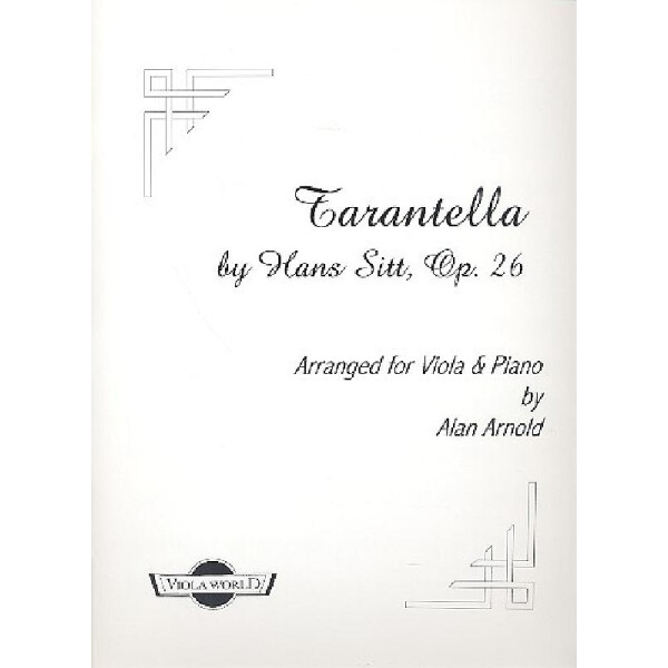 Tarantella op.26,12 for viola and piano