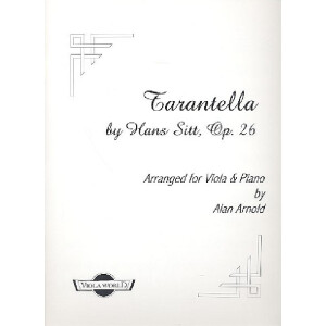 Tarantella op.26,12 for viola and piano