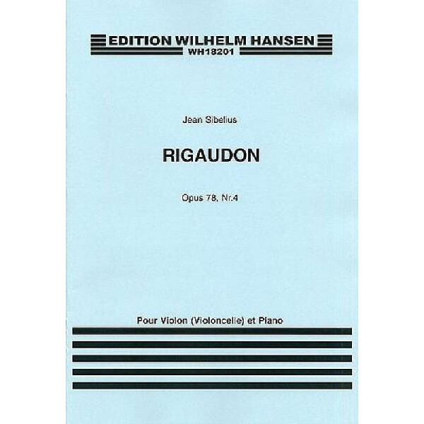 Rigaudon op.78,4 für Violine