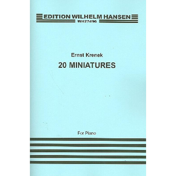 20 Miniaturen für Klavier (1954)