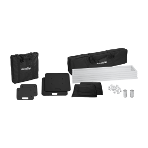 Eurolite 2x Stage Stand 150cm inkl. Cover und Tasche, schwarz