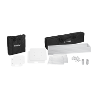 Eurolite 2x Stage Stand 150cm incl. cover and bag, white