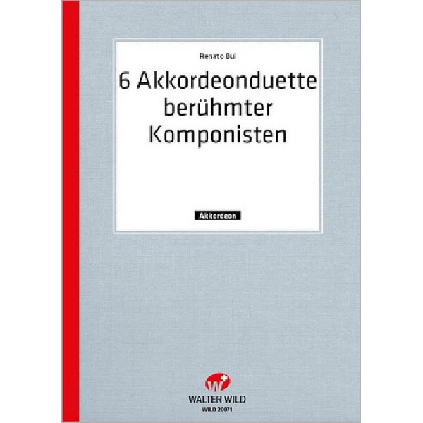 6 Akkordeon-Duette berühmter Meister Band 1