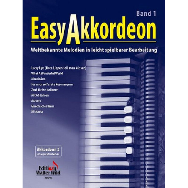 Easy Akkordeon Band 1: Weltbekannte