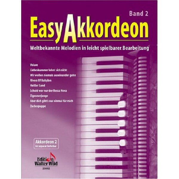 Easy Akkordeon Band 2 weltbekannte Melodien