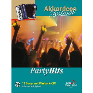 Party Hits (+CD) für Akkordeon