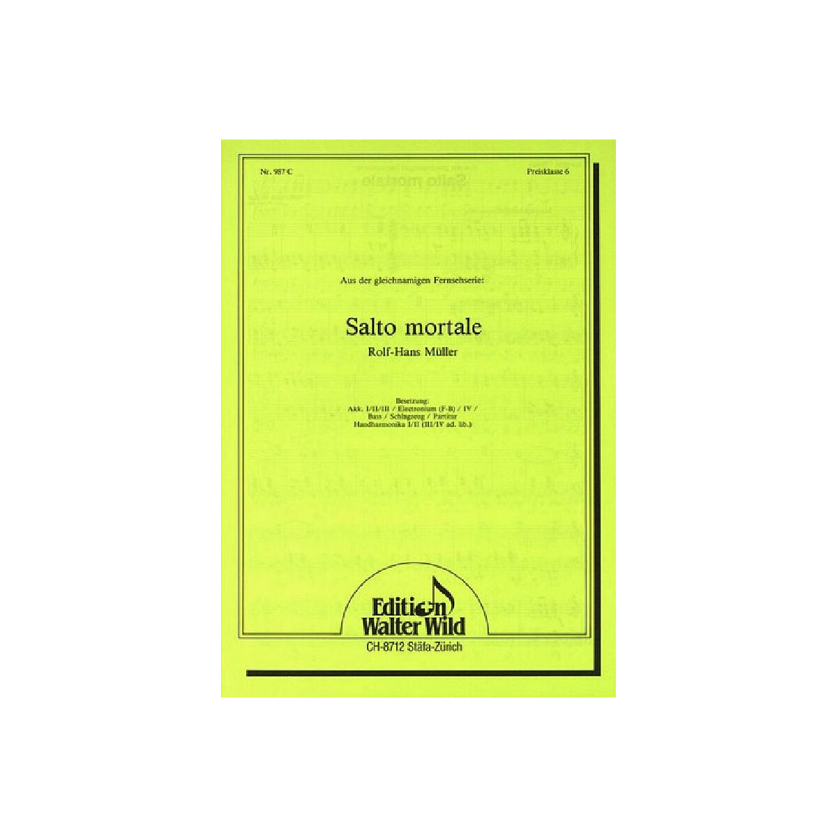 Salto mortale für Akkordeon