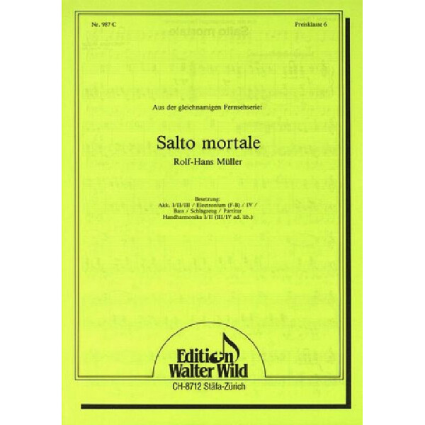 Salto mortale für Akkordeon