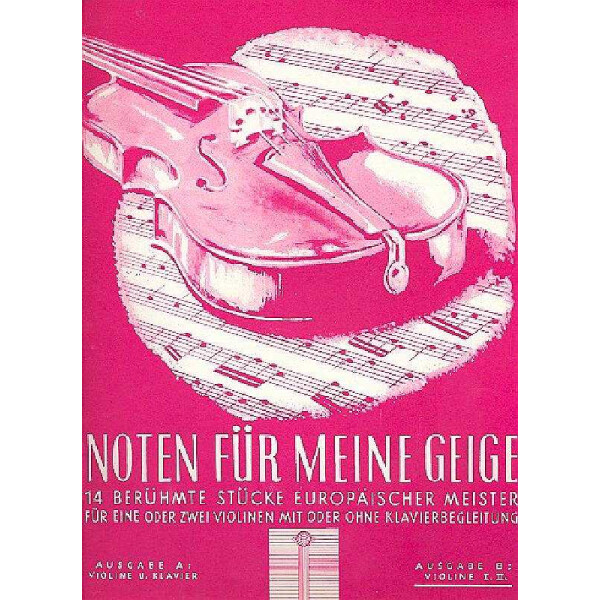 Noten für meine Geige Band 1b