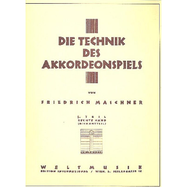 Die Technik des Akkordeonspiels Band 1
