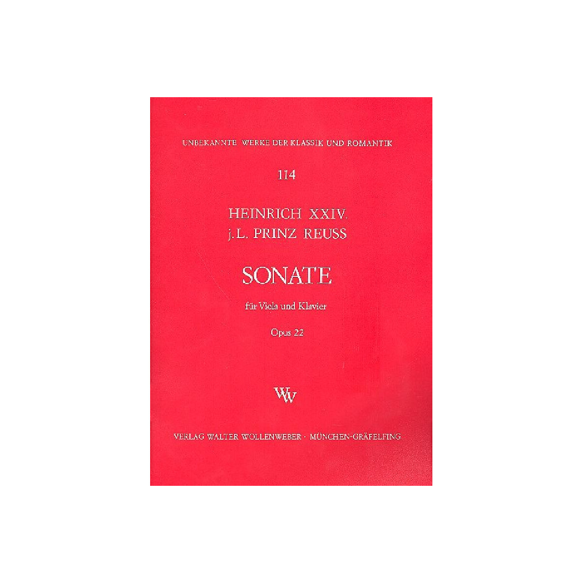 Sonate G-Dur op.22 für Viola box