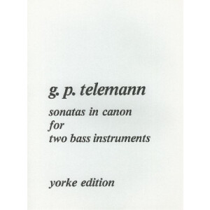 Sonatas in Canon vol.1 for 2 bass