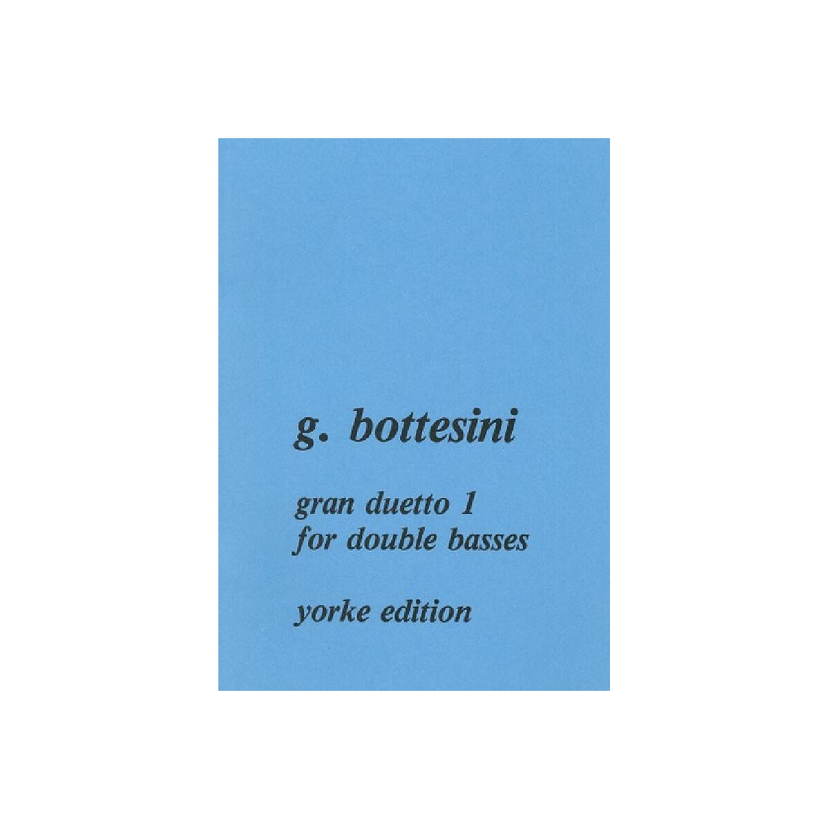 Gran duetto no.1 for double bass box