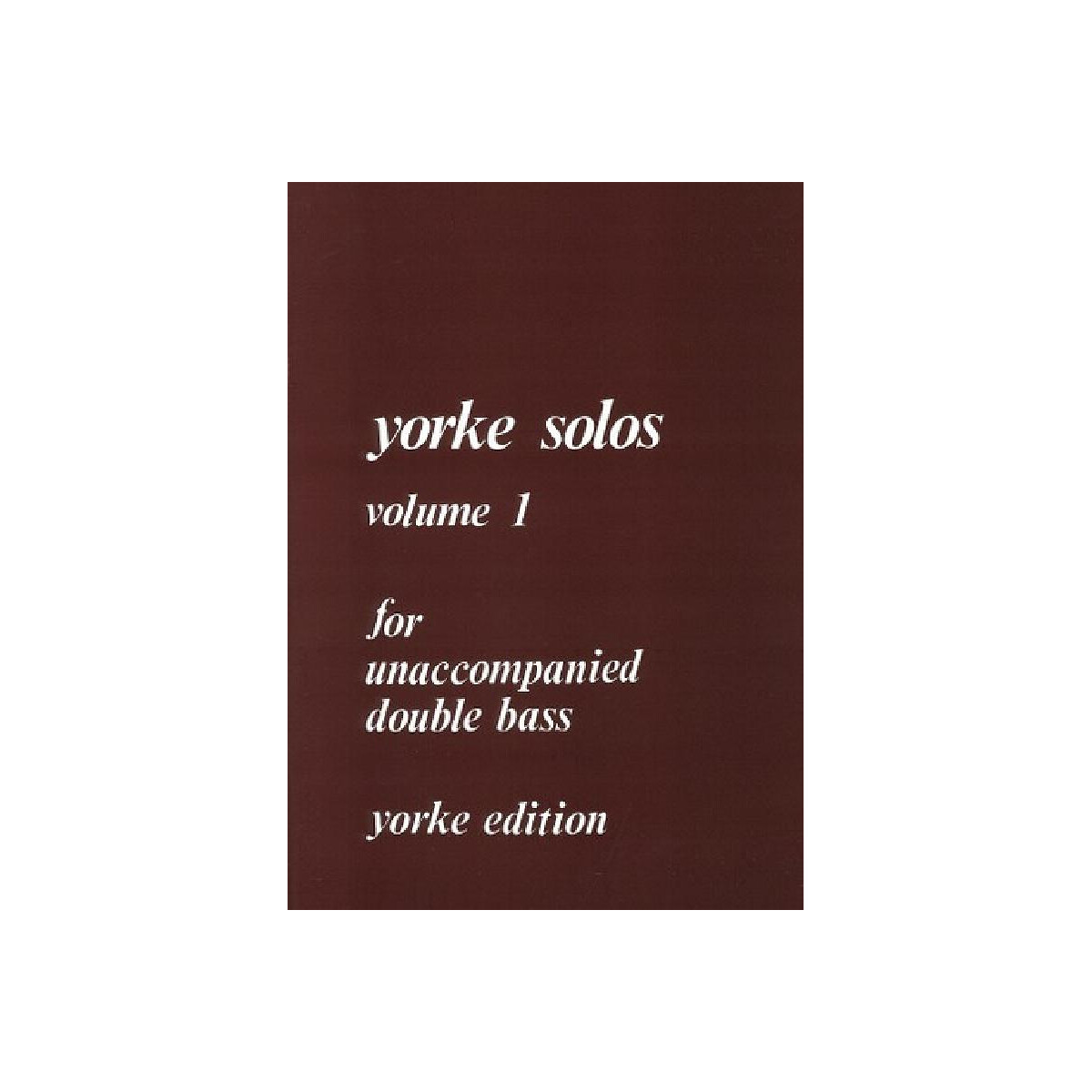 Yorke Solos vol.1 for double bass box