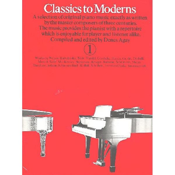 Classics to Moderns vol.1