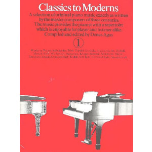 Classics to Moderns vol.1
