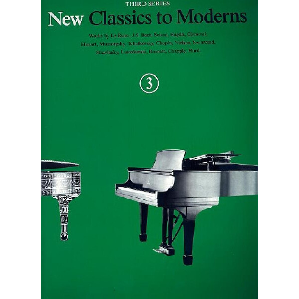 New Classics to Moderns vol.3 for piano