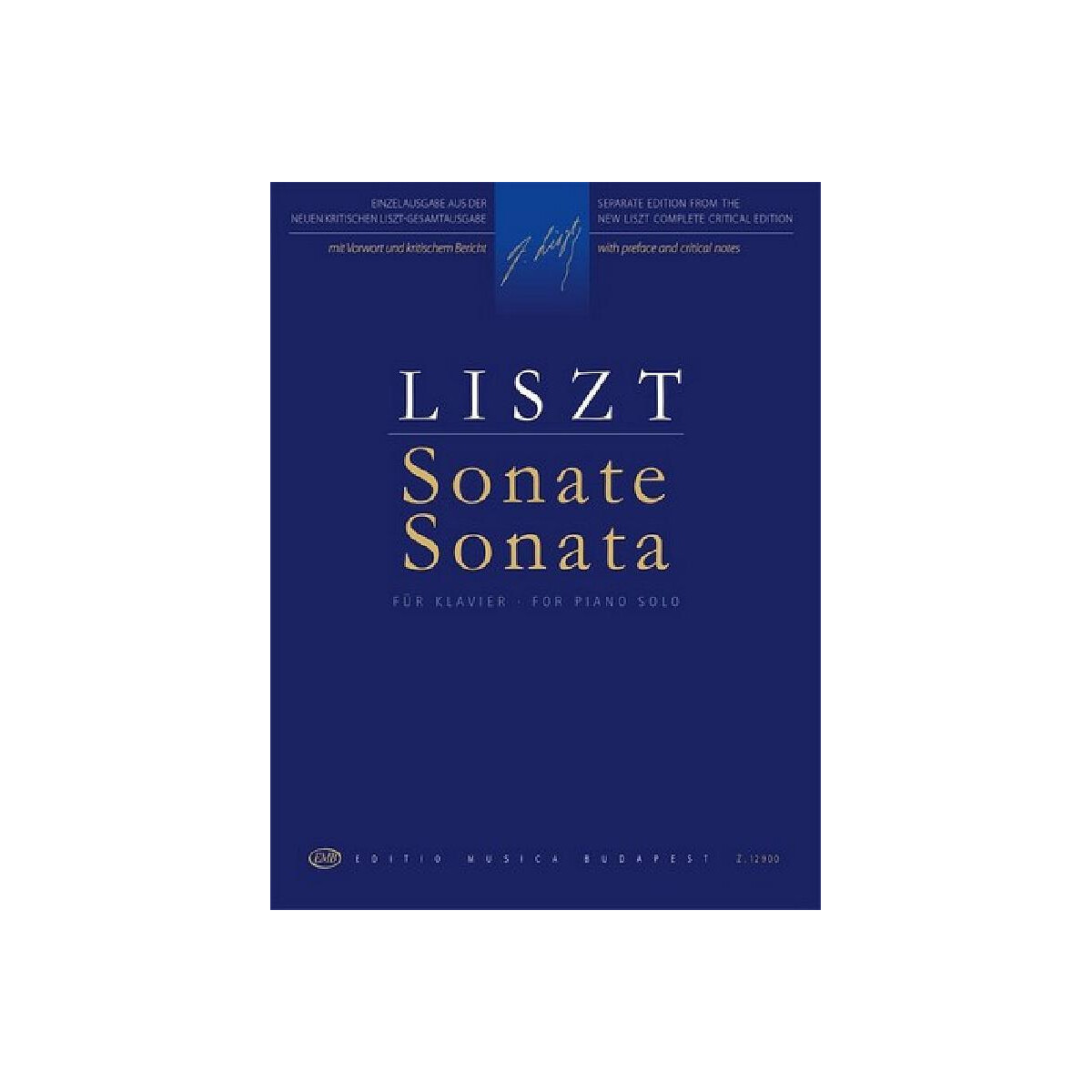 Sonate h-moll für Klavier box