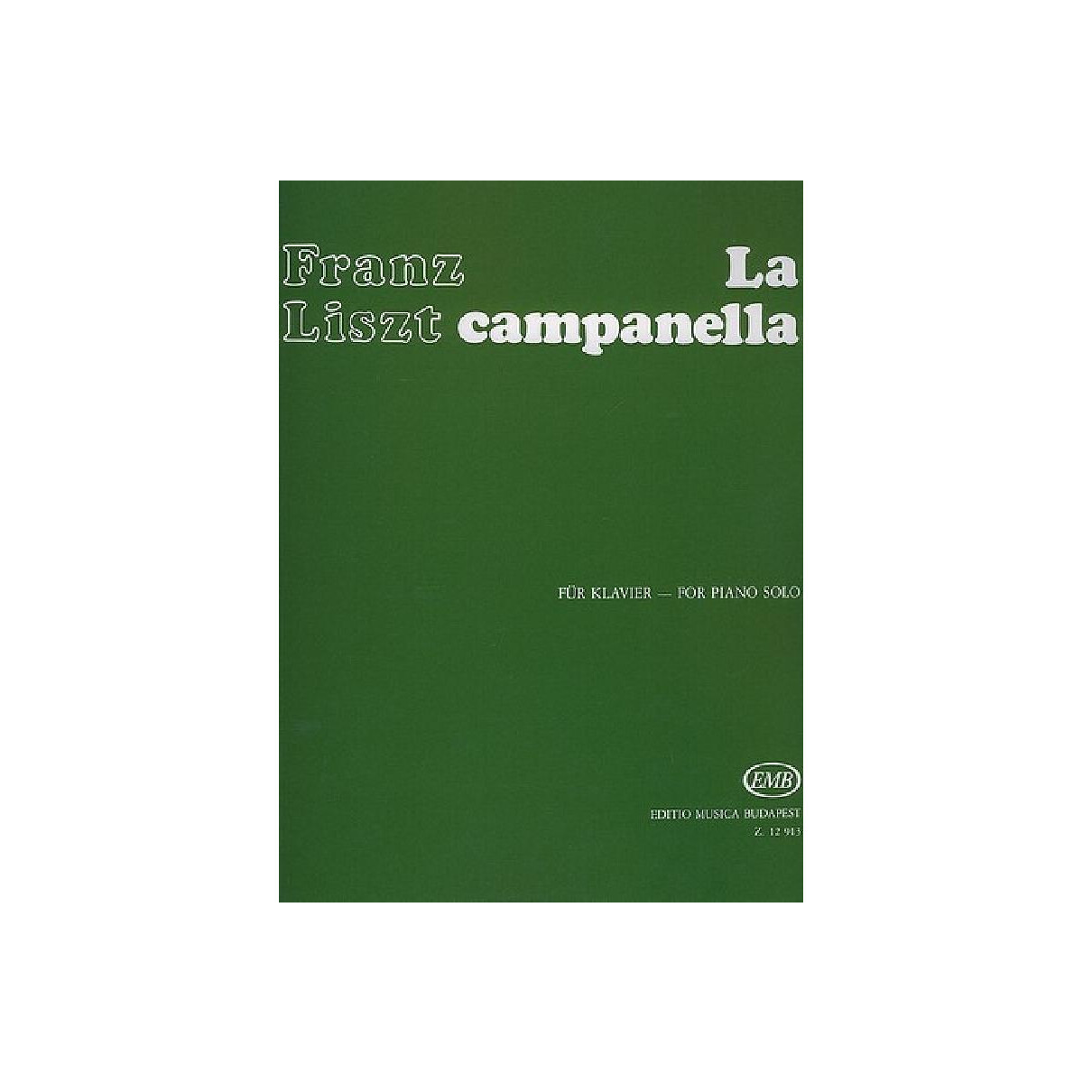 La campanella für Klavier box
