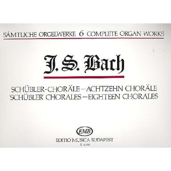 Schübler-Choräle für Orgel