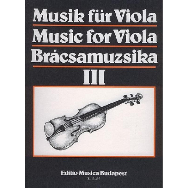 Musik für Viola Band 3 Stücke für Viola