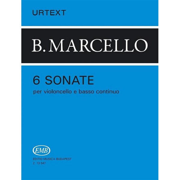 6 Sonaten für Violoncello und Bc