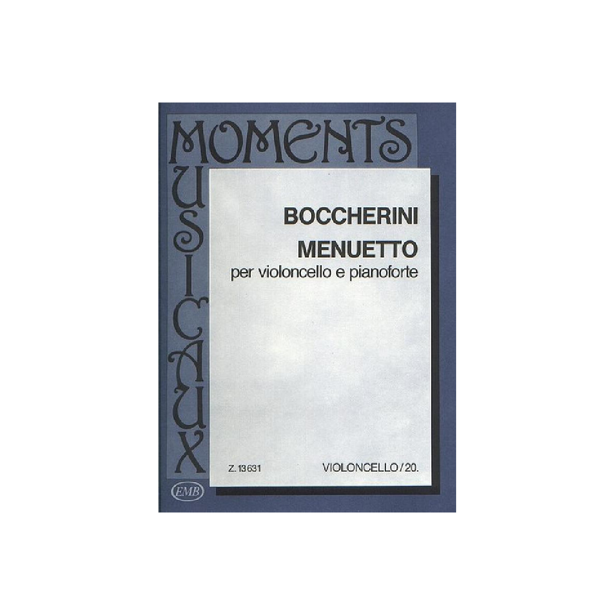 Menuett für Violoncello und Klavier box