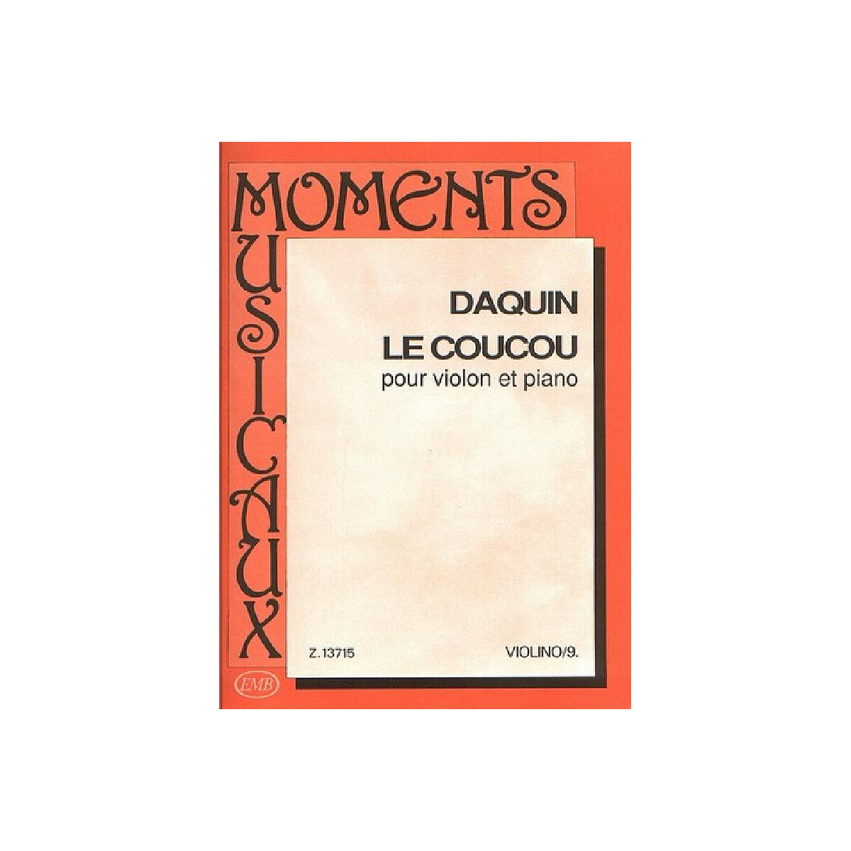 Le coucou pour violon et piano box