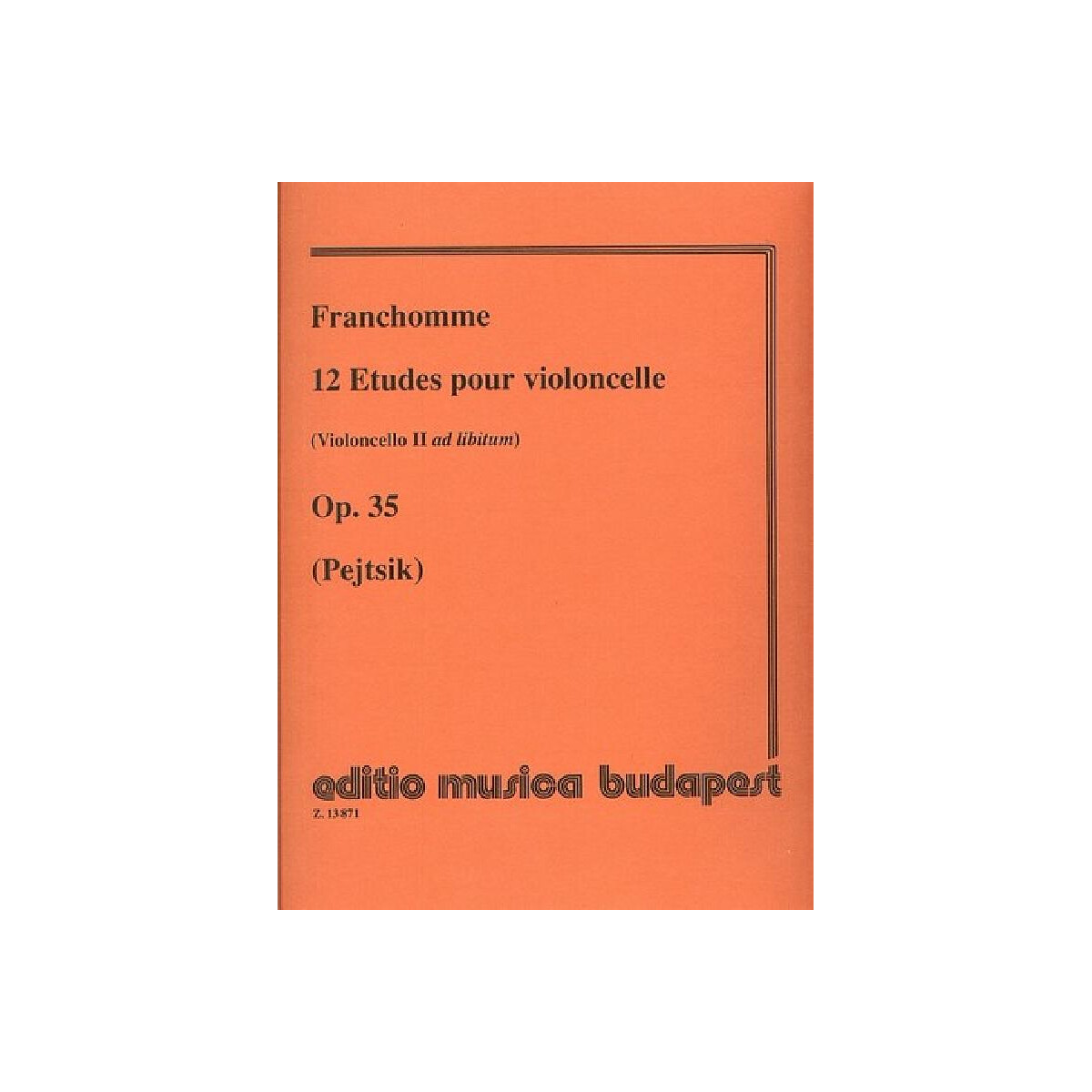 12 Etudes op.35 pour violoncelle box