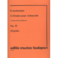 12 Etudes op.35 pour violoncelle