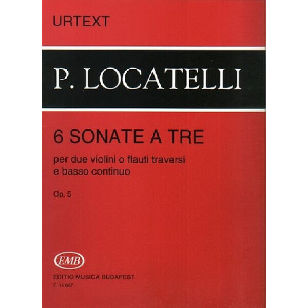 6 sonate a tre op.5 per 2 violini