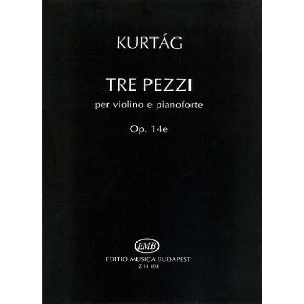 3 Pezzi op.14e für Violine
