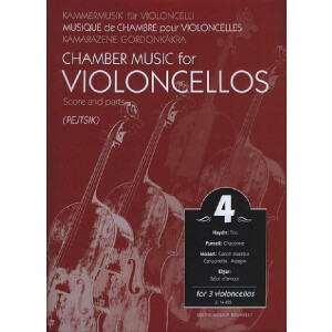 Chamber music for violoncellos for 3 violoncellos