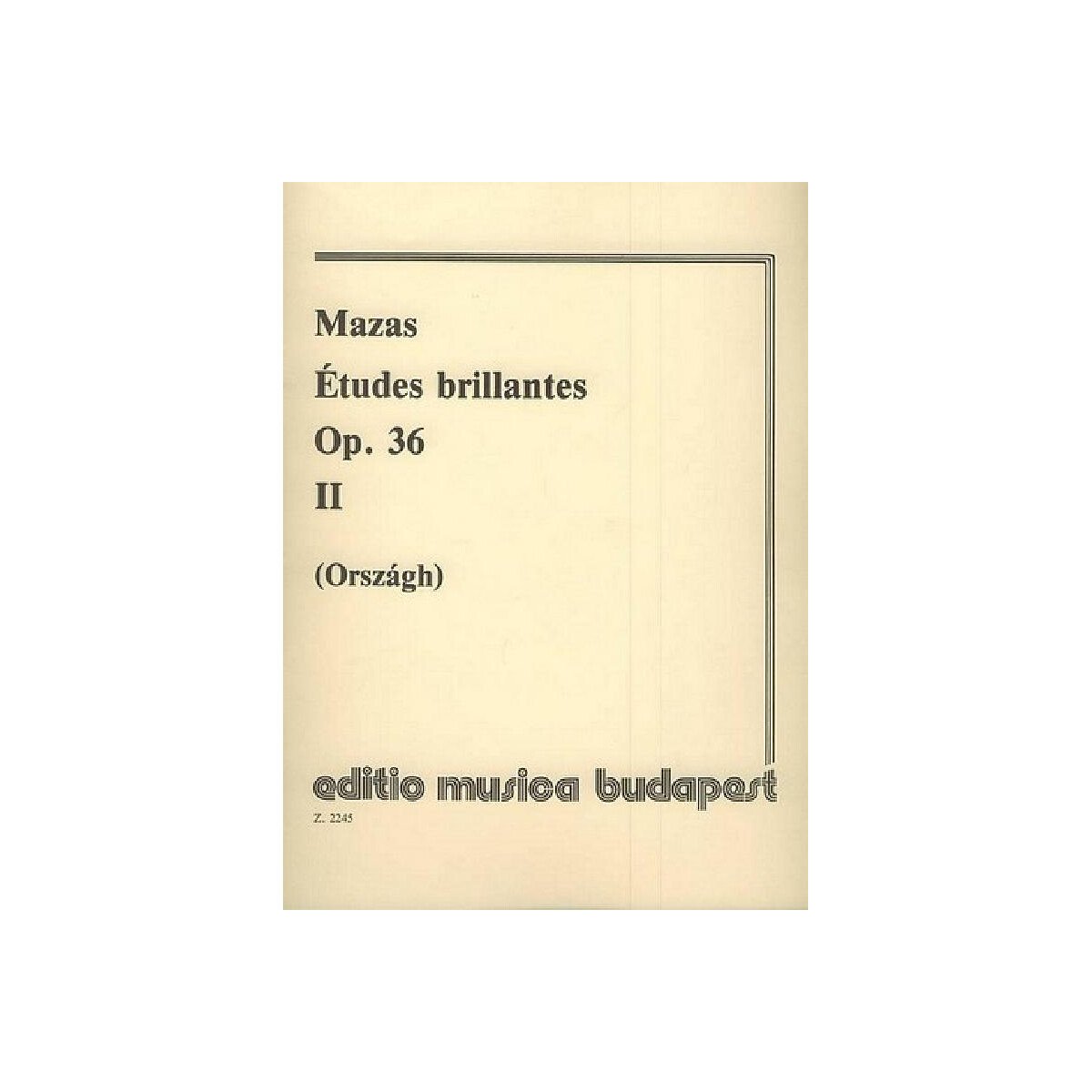 Etüden op.36 Band 2 box