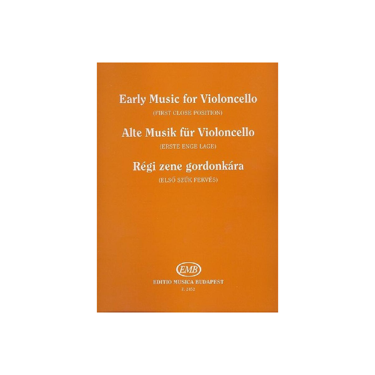 Alte Musik für Violoncello und box