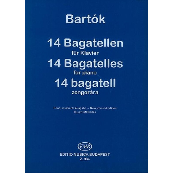 14 Bagatellen op.6 für Klavier