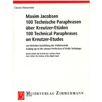 100 Technische Paraphrasen über Kreutzer-Etüden Band 2 Heft 1b