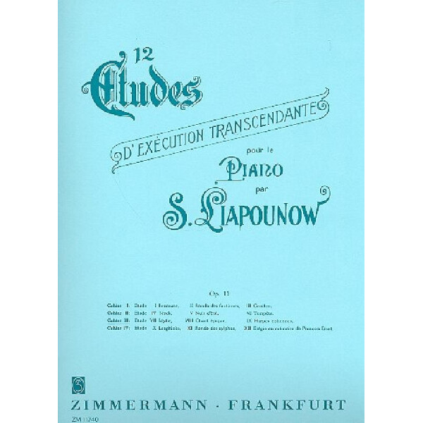 12 Etudes op.11 Band 3 (Nr.7-9)