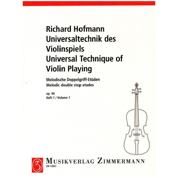 Melodische Doppelgriff-Etüden op.96 Band 1