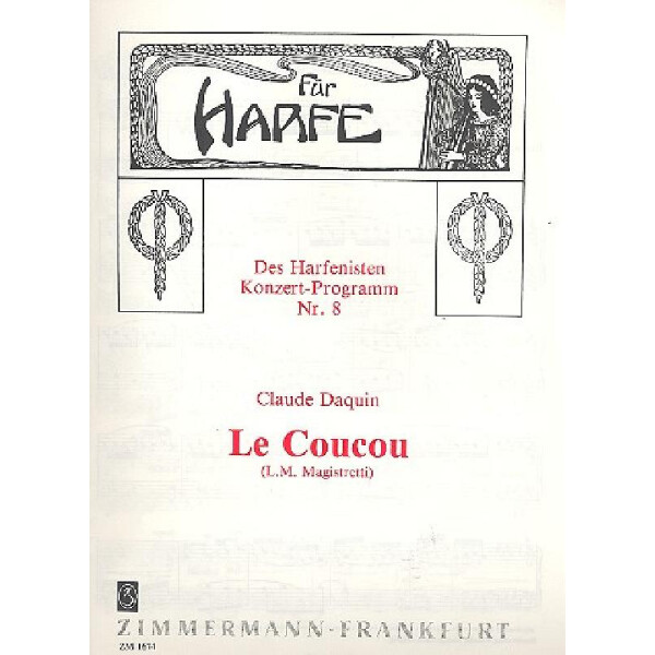Le Coucou für Harfe