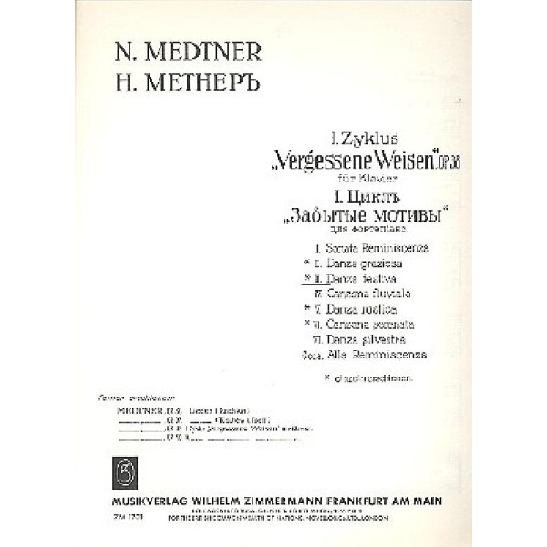 Danza festiva op.38,3