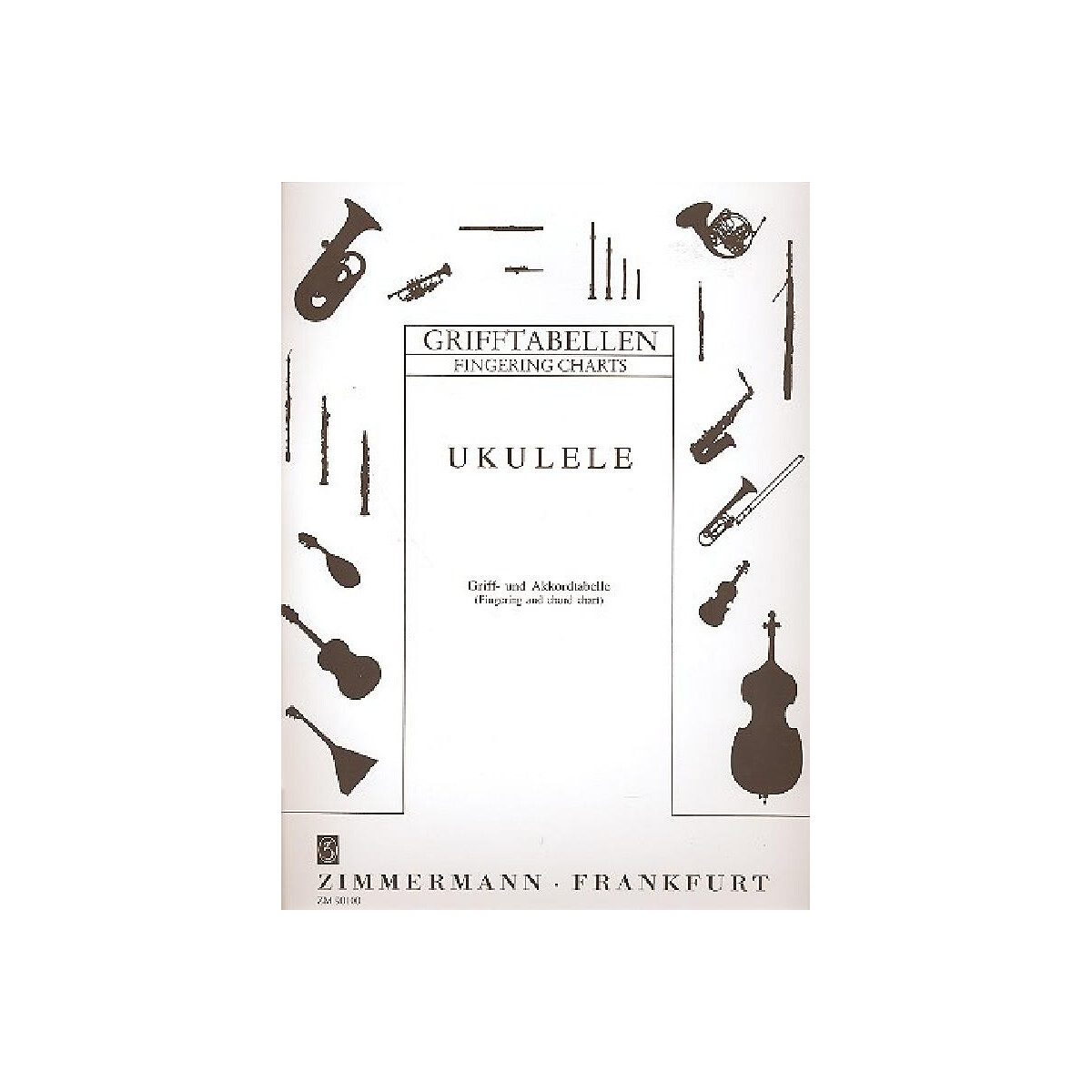 Grifftabelle für Ukulele