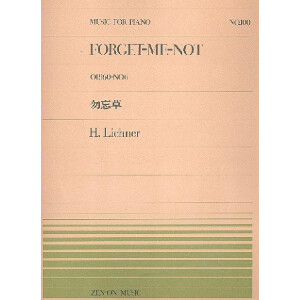 Forget me not op.160,6 für Klavier