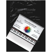 Piano-Akkorde Schritt für Schritt (+Aufsteller)