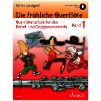 Die fröhliche Querflöte Band 1 - Schule (+Online Audio)